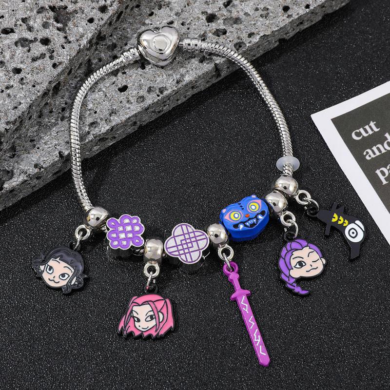 DIY K-Pop Demon Hunters Inspired Charm Bracelet Kit