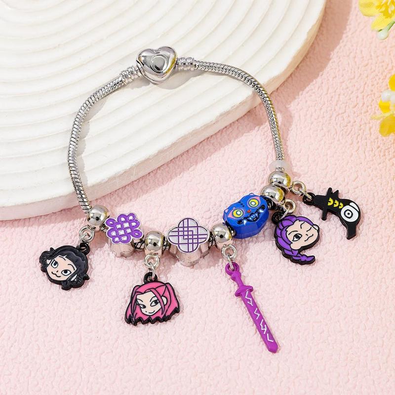 DIY K-Pop Demon Hunters Inspired Charm Bracelet Kit