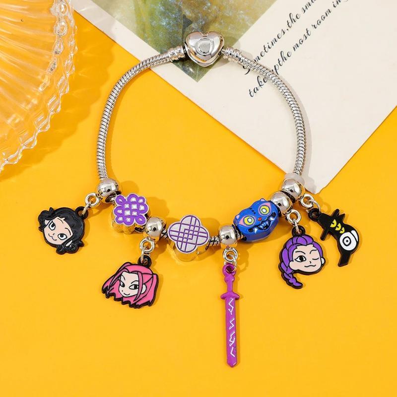 DIY K-Pop Demon Hunters Inspired Charm Bracelet Kit